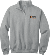 Biggby Coffee Hockey Club NuBlend 1/4-Zip Cadet Collar Sweatshirt