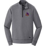 Youngstown Phantoms New Era Tri-Blend Fleece 1/4-Zip Pullover
