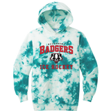 Scary Badgers Youth Crystal Tie-Dye Pullover Hoodie